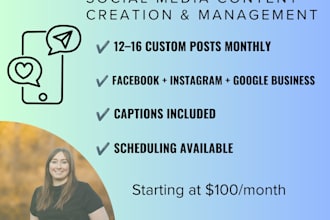 create and schedule professional social media content for your business