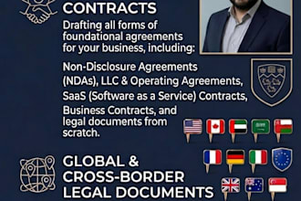 draft legal agreements, contracts, and documents as your contract lawyer