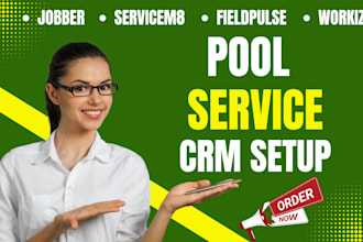 integrate CRM for pool service using jobber servicem8 workiz fieldpulse skimmer