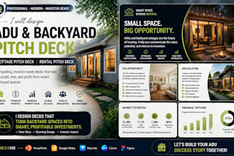 design adu pitch deck backyard cottage pitch deck rental pitch deck