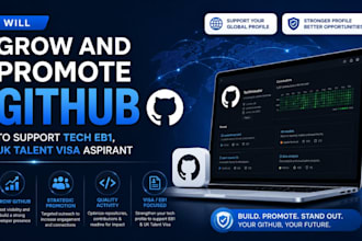 grow and promote github to support tech eb1, uk talent visa aspirant