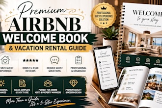 airbnb welcome books, vacation rental guidebooks and inventory spreadsheets
