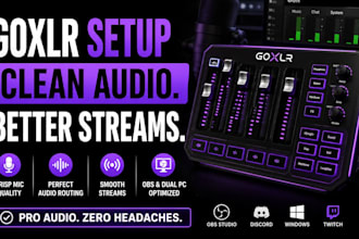 fix goxlr audio routing for professional dual PC streamers