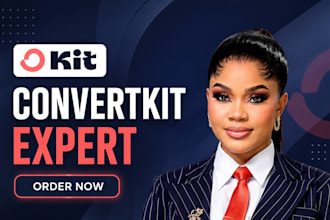 setup convertkit newsletter kit landing page convertkit email sequence ai expert