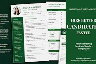 recruit, screen, and help you hire top talent fast
