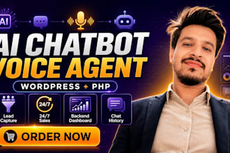 build ai voice agent, ai chatbot, and automation for your website