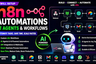 setup n8n automations, n8n ai agents, n8n workflows, ai automations on n8n