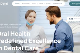design squarespace dentist orthodontist website dental clinic website