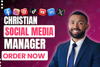 christian social media manager instagram marketing, christian flyer design