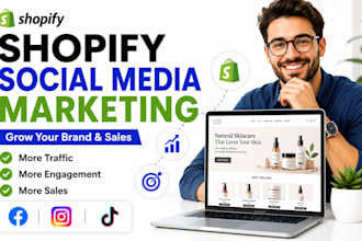 be your shopify social media marketing manager to grow sales