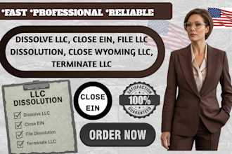 dissolve llc close ein file llc dissolution close wyoming llc terminate llc