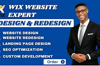 wix website redesign, wix website design, wix website, wix development, wix SEO
