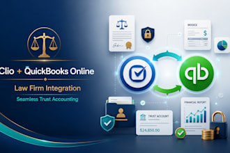 integrate clio with quickbooks online for law firms