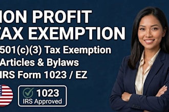 register your nonprofit organization and file 501c3 tax exemption