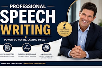 write an amazing and engaging  speech they captivates your audience