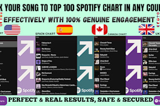 chart your spotify music to top 100 spotify chart and organic spotify growth