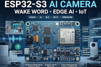 create esp32 s3 ai camera, wake word and edge ai iot systems