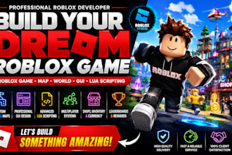 build roblox game, roblox world, roblox building, roblox map, roblox gui, lua