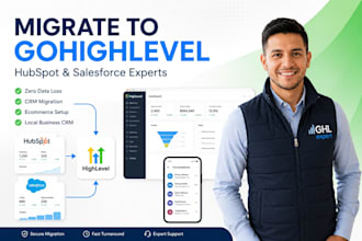 migrate your hubspot salesforce to gohighlevel for ecommerce ghl local trades