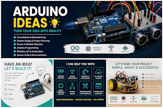 give ideas to built arduino robots