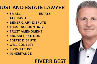 handle trust disputes, probate administration matters, and inheritance claims