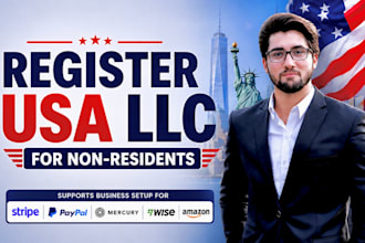 setup US llc with ein for non US residents, llc registration