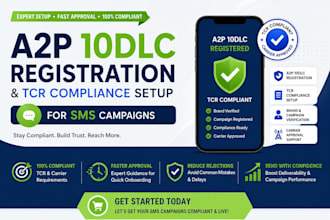 a2p 10dlc registration and tcr compliance setup for SMS campaigns