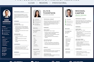 design professional ats resume and CV