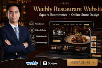 design weebly online store square ecommerce restaurant website