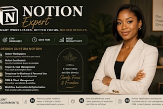 notion, notion expert notion workspace notion dashboard