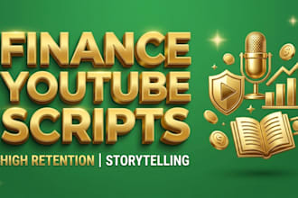 write a youtube script for your finance channel
