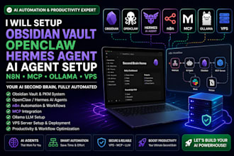 fix setup obsidian vault openclaw hermes agent ai agent setup n8n mcp ollama vps