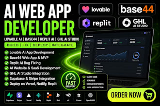build fix lovable base44 replit vibe coding apps, ghl ai studio