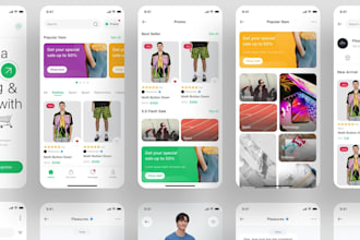 develop marketplace app, woocommerce app, shop app, online store app