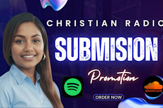 promote your gospel song to 10k church affiliated networks and christian radio