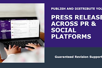 publish and distribute your press release across pr and social platforms