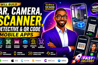build ar, camera, scanner, detective, and qr code apps