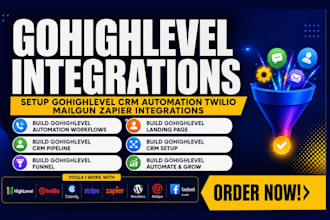 setup gohighlevel crm automation twilio mailgun zapier integrations