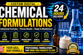 formulate skincare, haircare, and chemical products for your business