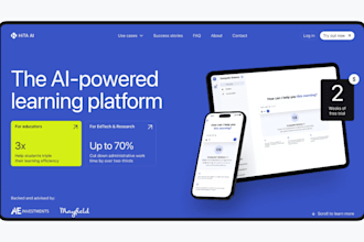 design modern website or landing page for you business, saas, or ai startup