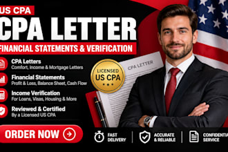 us cpa letter financial statement income verification cpa comfort letter finance
