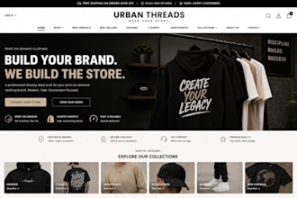 shopify print on demand shopify clothing store printify shopify streetwear store