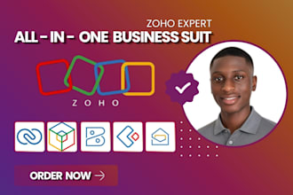 setup zoho crm, zoho one, zoho books, zoho mail, zoho campaigns, zoho site