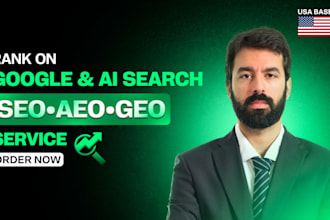 do SEO GEO aeo optimization to rank your website on google and ai search engine