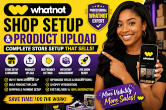 setup whatnot shop whatnot shop  whatnot product upload