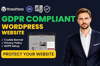 make your wordpress website gdpr compliant, gdpr privacy policy, cookie consent
