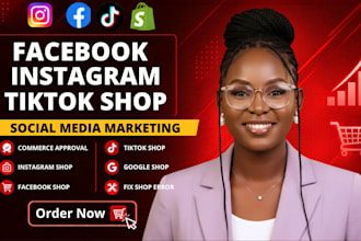 setup tiktok shop facebook and instagram shop fix social media shop sync shopify
