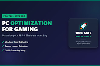 optimize your PC for gaming and boost your fps