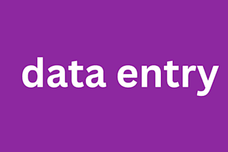 do data entry and scie