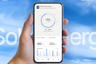 develop smart energy solar tracking system and ev charging stations system